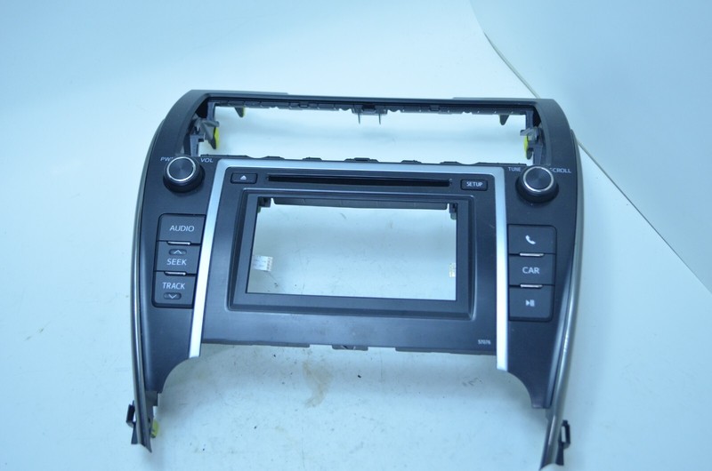 12-14 TOYOTA CAMRY L FRONT RADIO AUDIO SWITCH PANEL OEM
