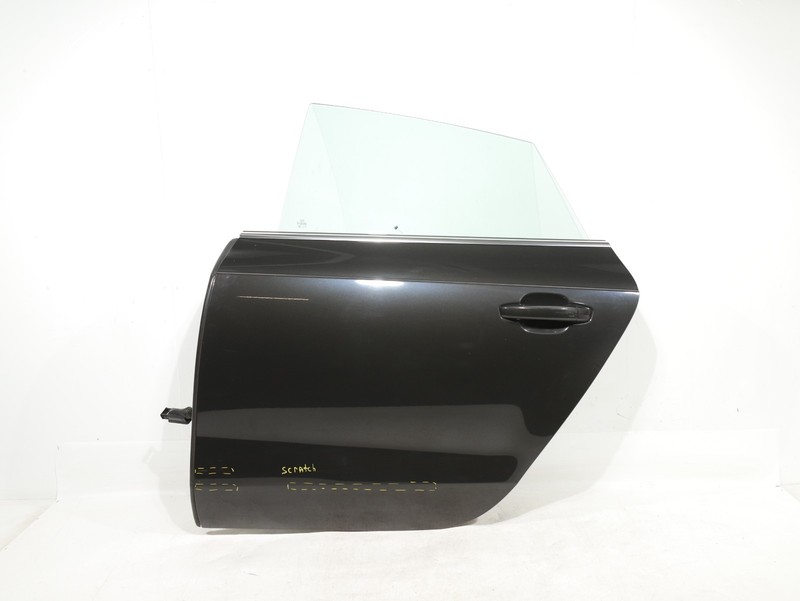 12-18 Audi A7 RS7 S7 Rear Left Driver Side Door Shell Glass Oolong Gray X7U OEM