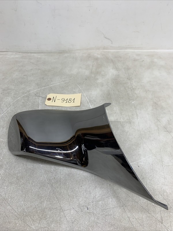 16-21 Tesla Model X Right 2nd Row Monopost Seat Trim Cover Chrome OEM 9181 U17