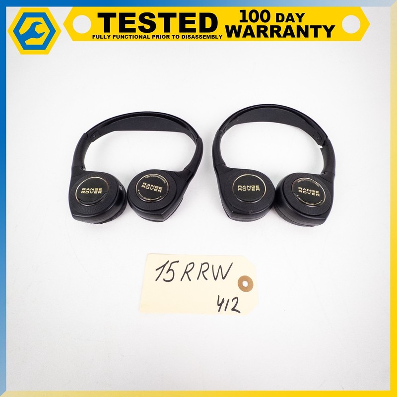 13-22 RANGE ROVER SPORT L494 L405 L560 REAR ENTERTAINMENT SYSTEM HEADPHONES SET