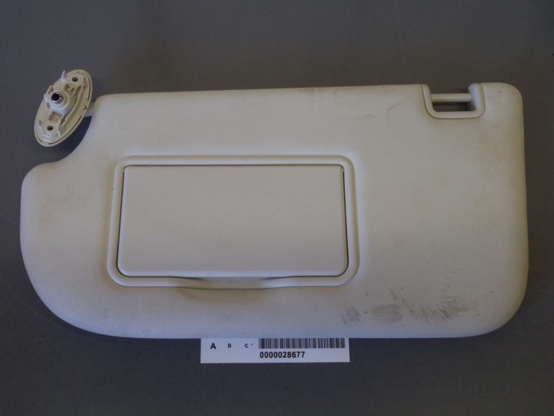 Left Driver Side Sun Visor F1EZ-5804105-AA Gray Fits 2014 Ford Focus S 85639