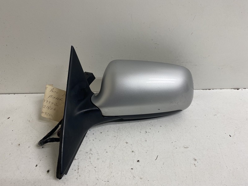 2001-2004 Audi A4 Left Driver Side View Door Mirror 8 Wire Silver Oem