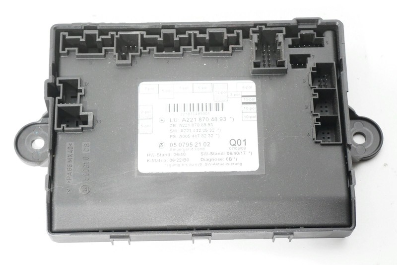07 08 09 MERCEDES-BENZ S550 W221 REAR RIGHT PASS SIDE DOOR CONTROL MODULE OEM