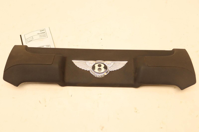 2003-2010 BENTLEY CONTINENTAL GT REAR ENGINE MOTOR COVER PLATE TRIM OEM
