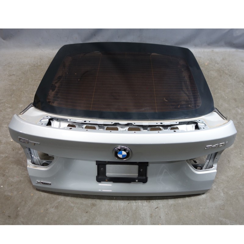 2014-2019 BMW F34 3-Series Gran Turismo GT Rear Trunk Lid Hatchback Silver OEM