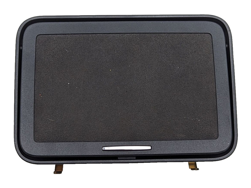 07-13 Mercedes W221 S65 S400 S350 Rear Overhead Vanity Mirror Suede Black OEM