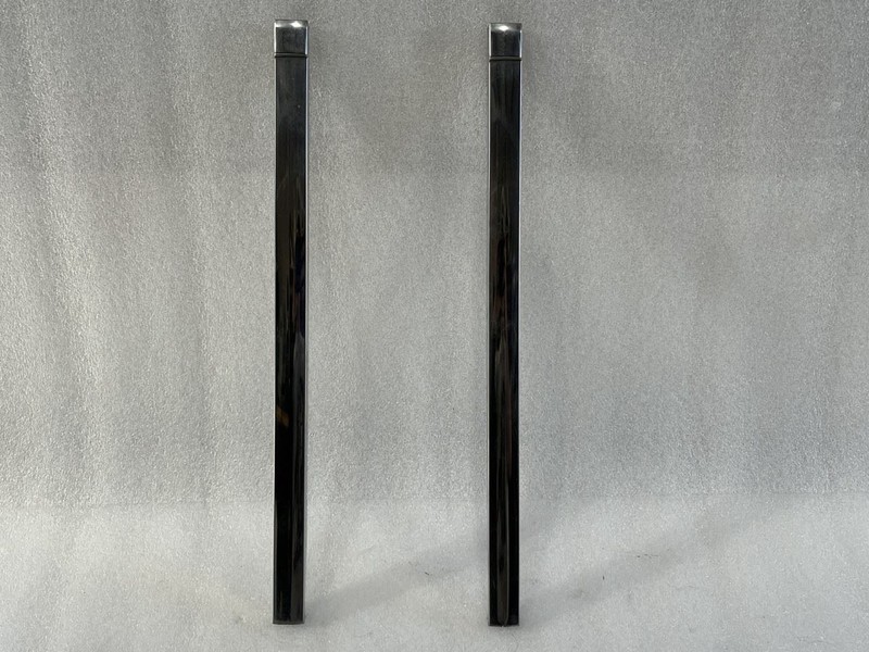 1986 1987 1988 1989 1990 1991 JEEP GRAND WAGONEER CENTER B PILLAR TRIMS CHROME