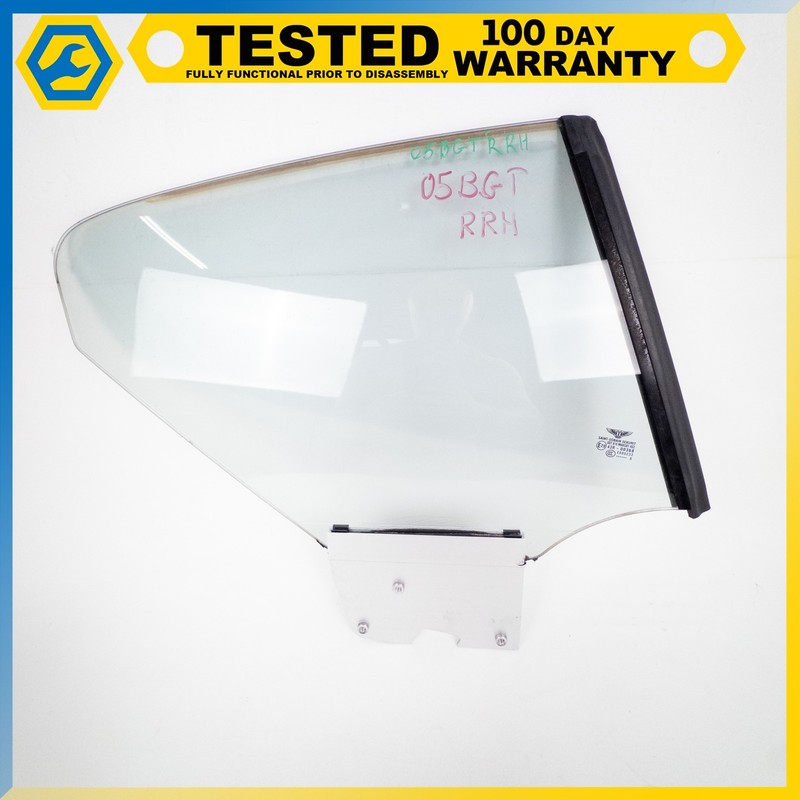 03-10 BENTLEY CONTINENTAL GT COUPE REAR RIGHT SIDE QUARTER WINDOW GLASS OEM