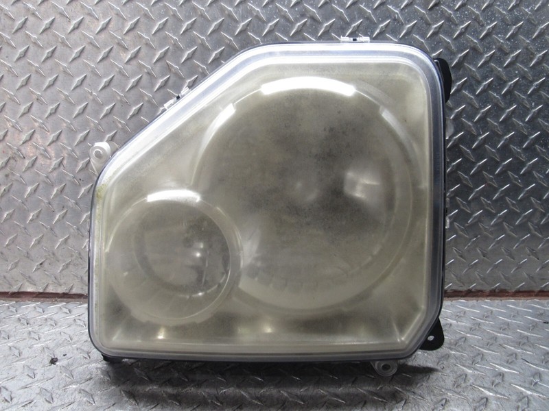 2008-2012 JEEP LIBERTY RIGHT PASSENGER HEAD LIGHT LAMP CHROME BEZEL W/ FOG LIGHT