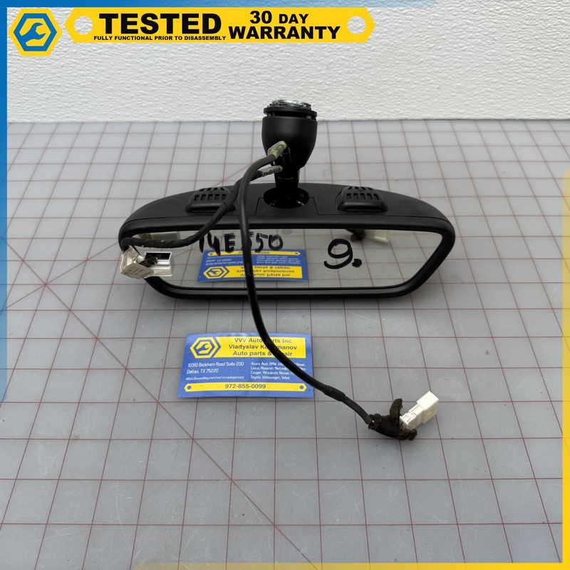 14-17 Mercedes E-class W207 AUTO DIM HOMELINK INTERIOR REAR VIEW MIRROR OEM