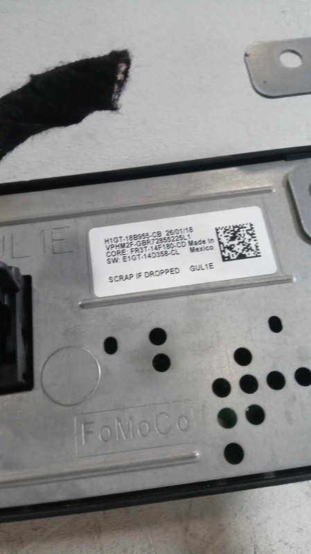 2018 Ford Edge Infotainment Display OEM Grey 105K Miles NJ25-17539-440202