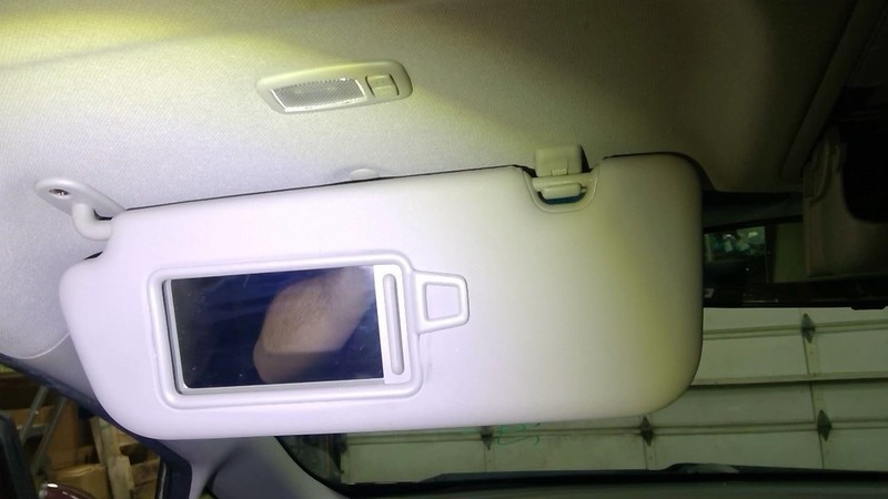 Driver Left Sun Visor Without Sunroof Fits 17-18 FORTE 1784788