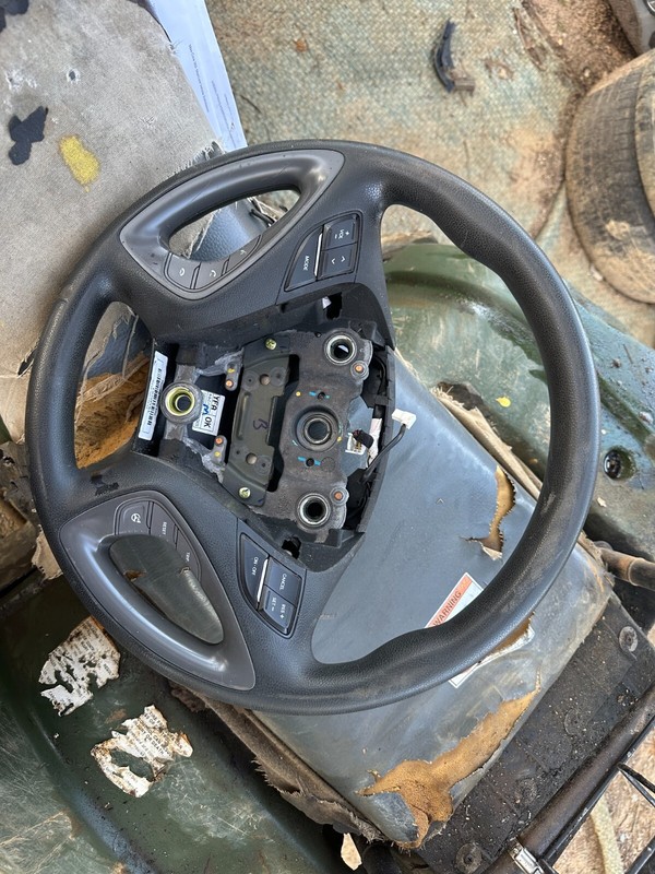 13-14 TOYOTA AVALON OEM BLACK LEATHER STEERING WHEEL