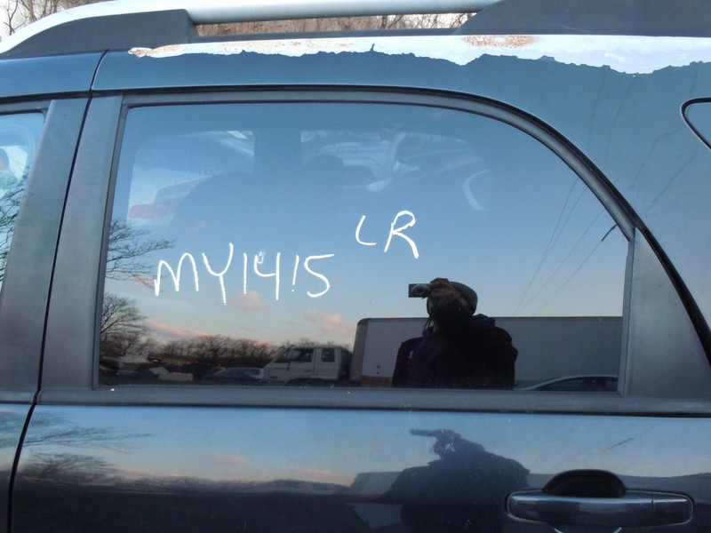 2006-2009 Pontiac Torrent Rear Door Window Glass Driver Left OEM