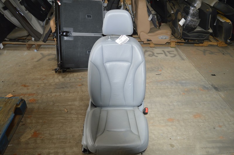 2017-2020 AUDI Q7 FRONT RIGHT PASSENGER SIDE SEAT COMPLETE LIGHT GRAY OEM
