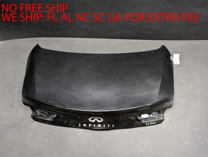 Trunk Deck Lid Shell 2017 Infiniti Q60 843A0-5CD9A 2018 2019 2020 X