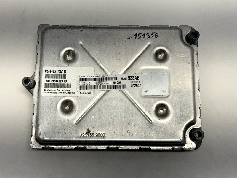 ✅ 16-19 RAM 1500 / OEM POWERTRAIN CONTROL MODULE 68243303AB Mopar 65K miles