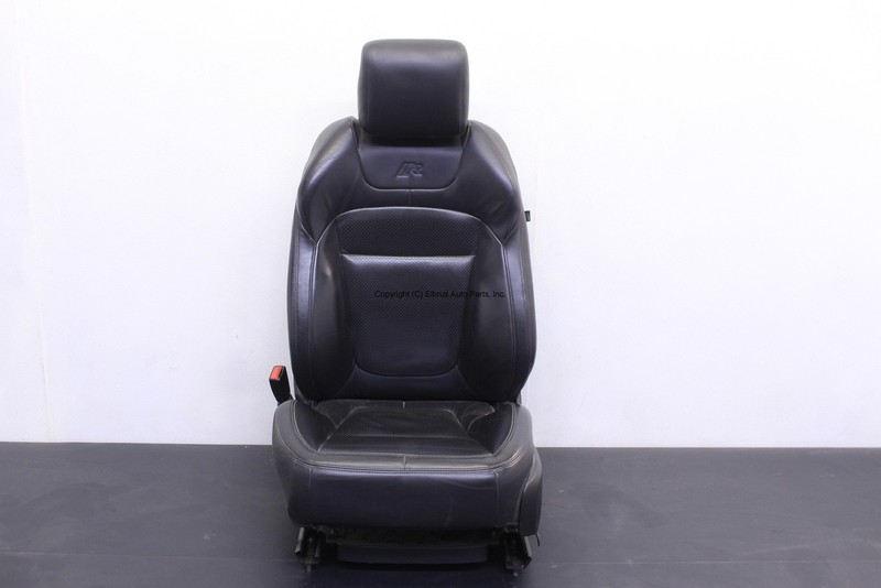 JAGUAR XF-R 5.0L 10 11 12 FRONT DRIVER LEFT LEATHER SEAT EBONY FROM VIN R59504