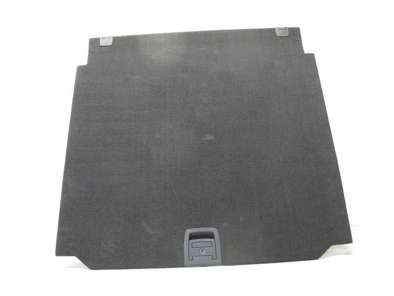 07-13 BMW E70 X5 REAR TRUNK FLOOR MAT CARPET RUG CARGO LID BLACK OEM 010925