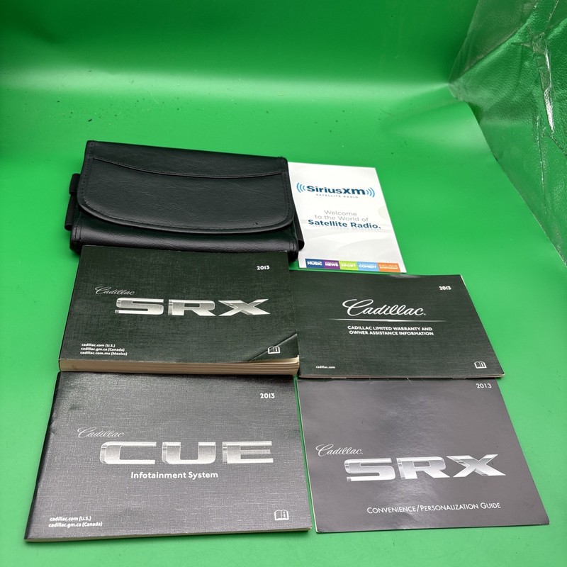 2013 CADILLAC SRX OWNERS MANUAL And Free Shipping infotainment With Case