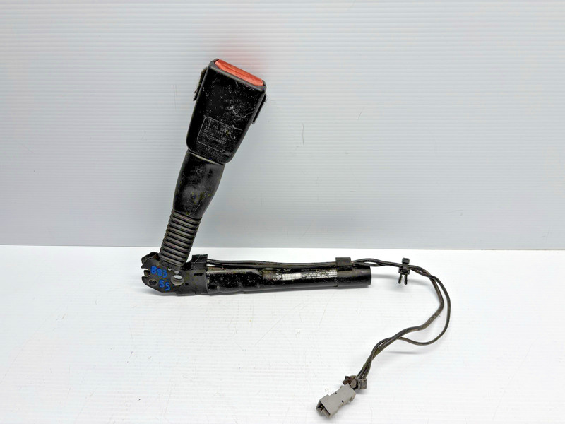 07-13 BMW 335I 328I COUPE FRONT RIGHT PASSENGER SEAT BELT BUCKLE BLACK 9119542