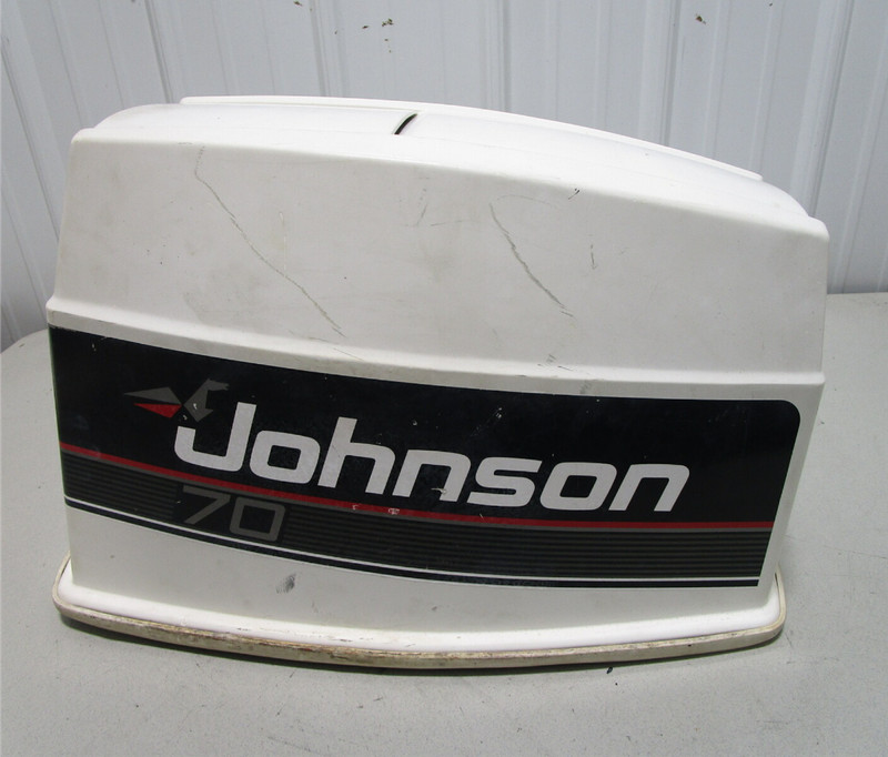 0435727 Johnson Evinrude 70 HP VRO 3 Cyl Motor Cowl Engine Cover Cowling Hood