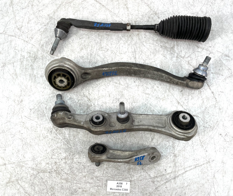 ✅ 15-23 OEM Mercedes C300 A205 W205 Front Left Driver Control Arm Tie Rod SET