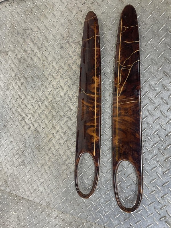 1998-2003 Jaguar XJ8 Rear Passenger Driver Right Door Panel Trim Set Oem