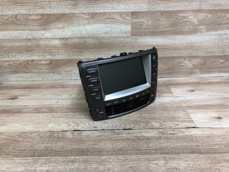 LEXUS OEM IS250 IS350 FRONT NAVIGATION RADIO STEREO SCREEN GPS HEADUNIT 06-09