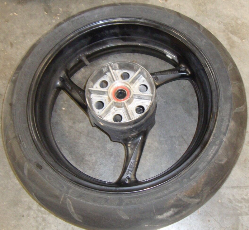 2012 Suzuki GSX-R750 GSXR750 GSXR 750 Rear Back Tire Wheel Rim 180/55-17 17" #14