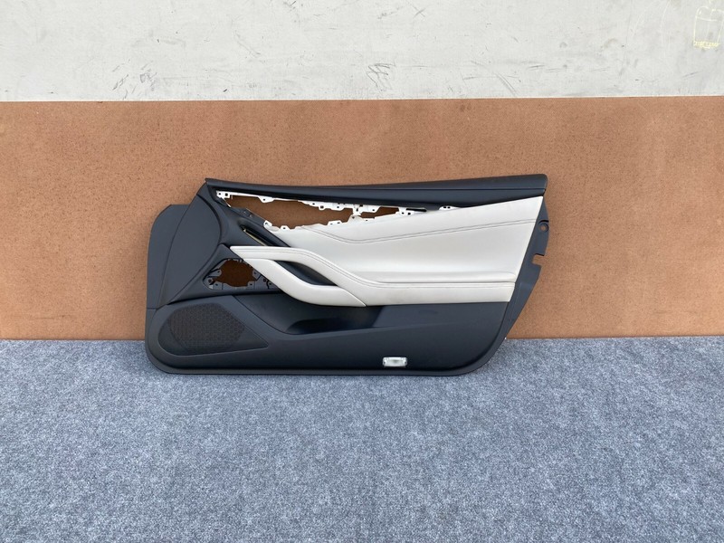 INFINITI Q60 2017-2020 OEM FRONT RIGHT PASSENGER DOOR PANEL (BLACK/ BEIGE). 35K