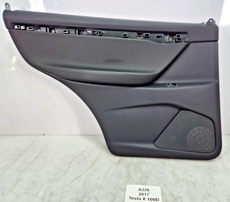 ✅ 2016-2020 OEM Tesla Model X Rear Left Driver Side Door Panel Trim Card NOTE*
