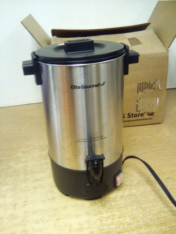 Elite Gourmet Stainless Steel Coffee Urm CCM-035