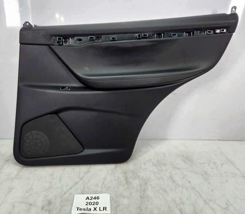 ✅ 16-20 OEM Tesla Model X Rear Right Passenger Side Door Panel Trim Assy