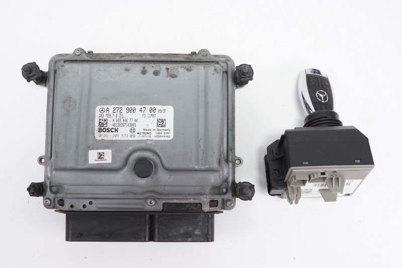 MERCEDES E350 ECM Engine Control Module Computer Ignition Set OEM 2010 - 2012