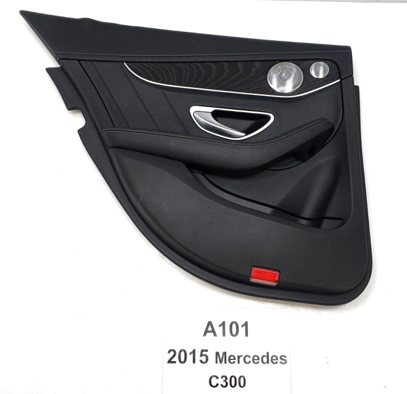 ✅ 2015-16 OEM Mercedes W205 C300 C63 Rear Driver Side Interior Door Panel Trim