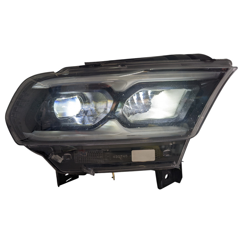 2021-2025 Dodge Durango Passenger Right LED Headlight W AUX Low 68433782AE OEM