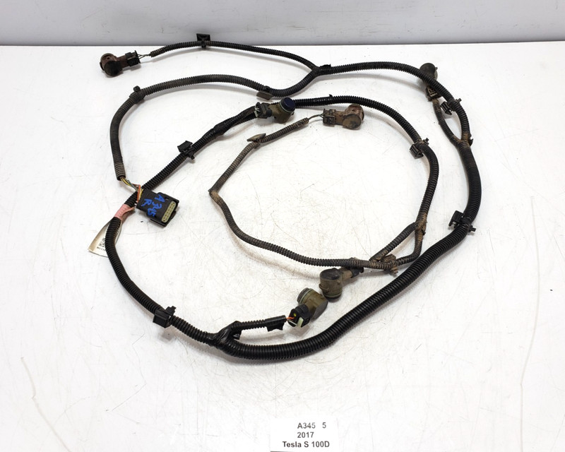 ✅ 12-20 OEM Tesla Model S Rear Parking Distance PDC Harness Sensors Blue PPSB