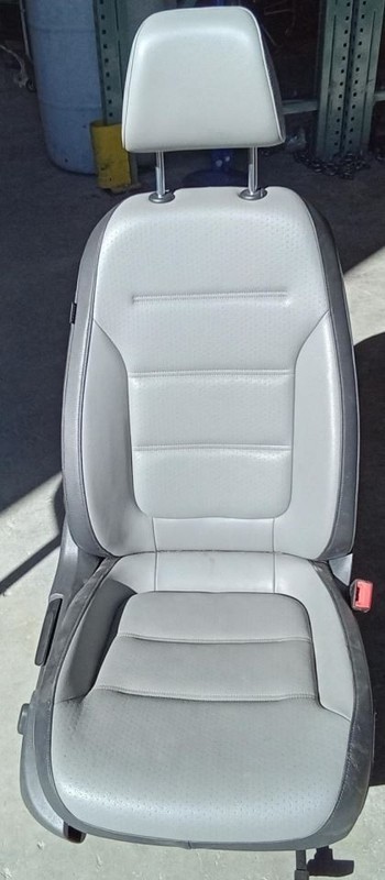 2013-2014 Volkswagen Jetta Hybrid Sdn R Front Seat Manual Gray Leatherette 53948