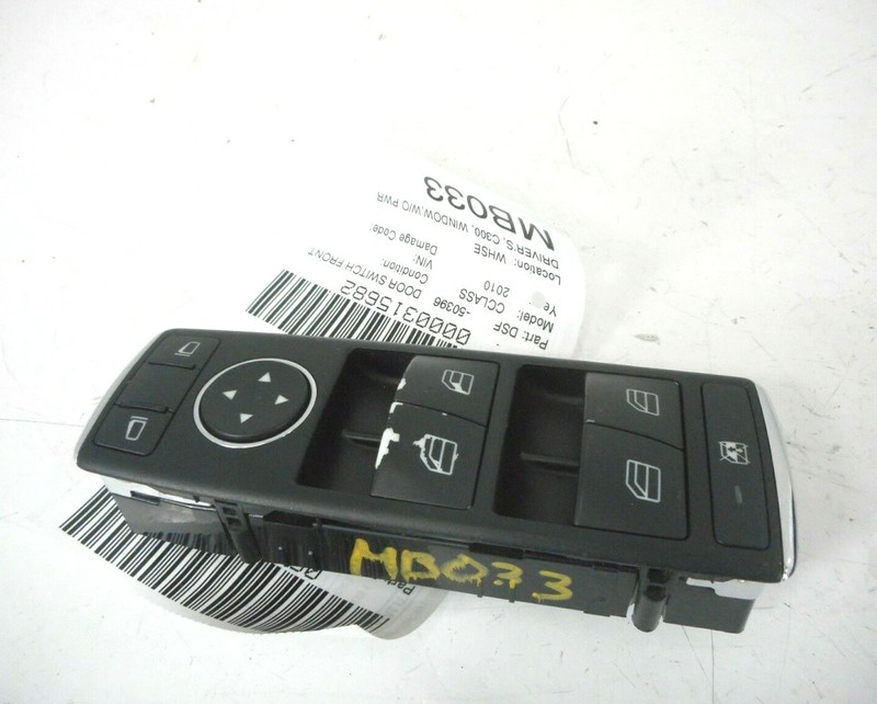 08 09 10 Mercedes-Benz C300 Master Driver Window Switch Driver Left OEM