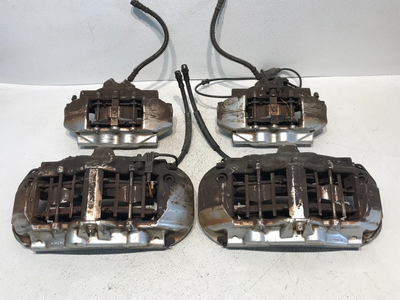 03-06 MERCEDES CLS55 SL55 S55 E55 AMG FRONT REAR BRAKE CALIPER SET OEM BREMBO