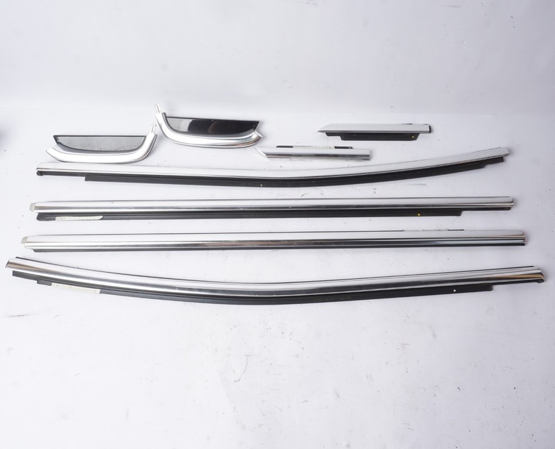 14-20 MASERATI GHIBLI FRONT REAR LEFT RIGHT SIDE DOOR WINDOW BELT MOLDING