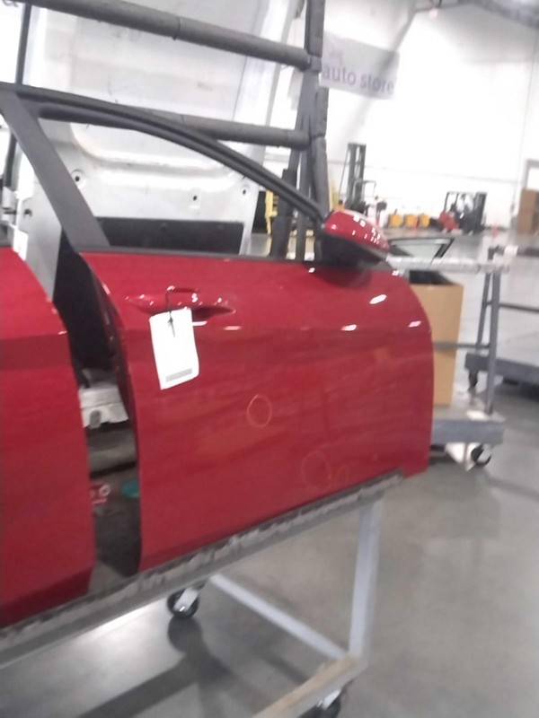 Hyundai Elantra 2022 Right Front Door RED 736645 4648