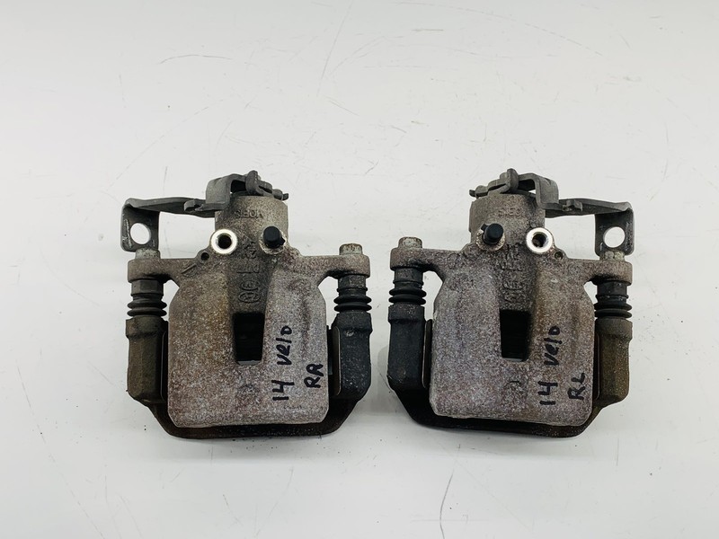 12-16 HYUNDAI VELOSTER FWD REAR LEFT & RIGHT SIDE ABS BRAKE CALIPER SET OF 2 OEM