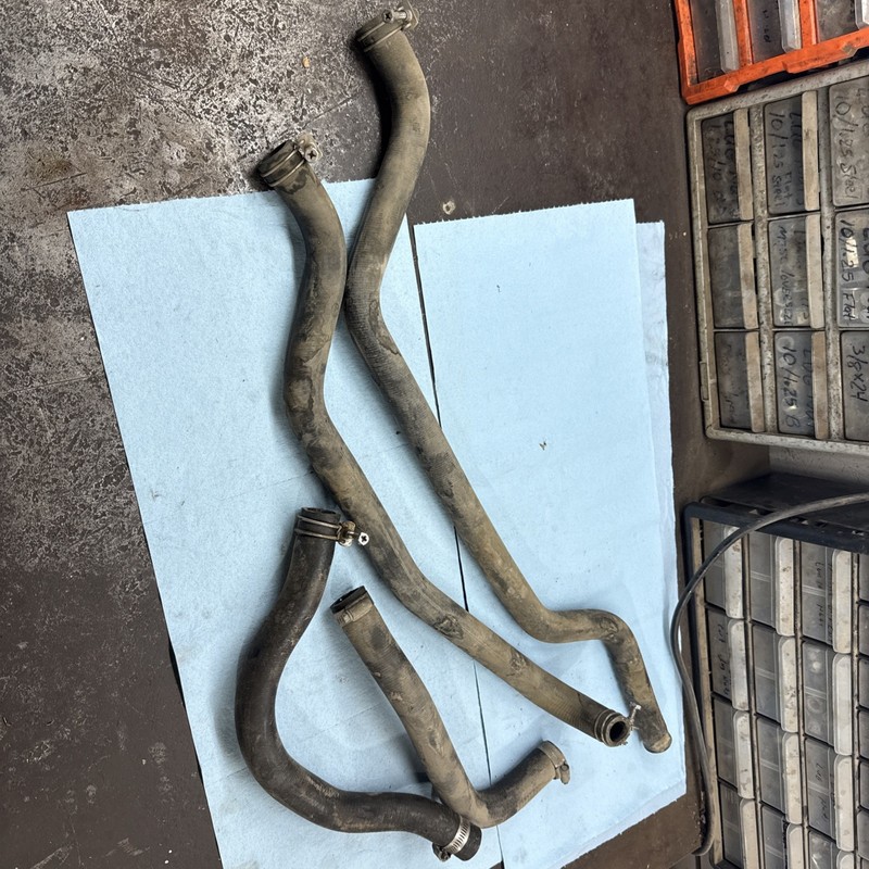 1980 Yamaha SRX 440 Vintage Snowmobile Racing Sled Motor Coolant Hoses