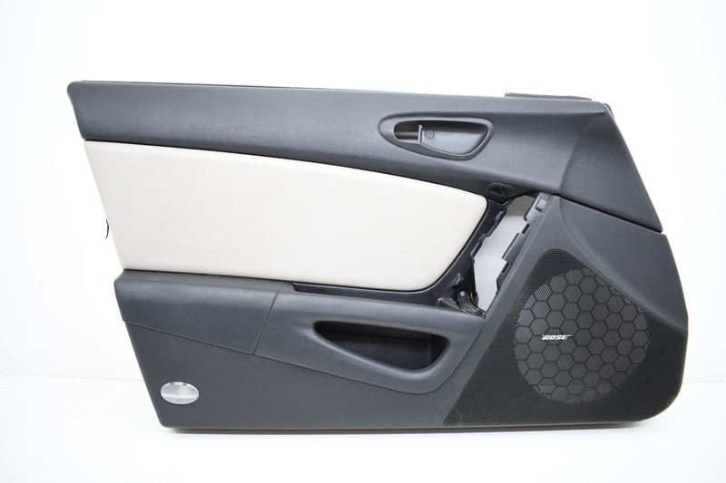 2004-2008 Mazda RX-8 Front Left Driver Door Card OEM Black Tan KW15