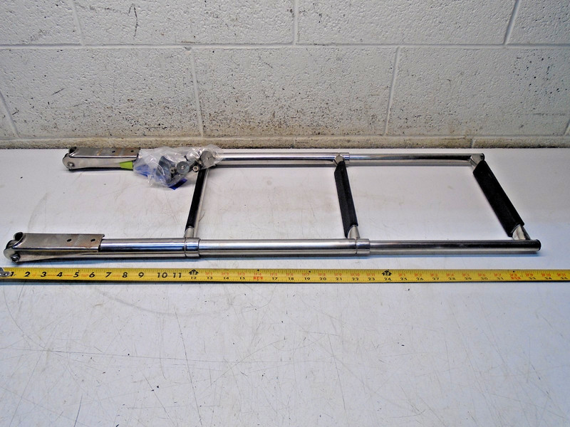 M1 Step Swim Ladder Stainless Telescoping 34 inches deep Extended 12 in wide