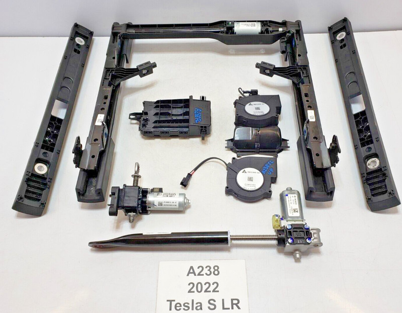 ✅ 2021-2023 OEM Tesla Model S Front Left Driver Seat Rail Track Motor Module SET