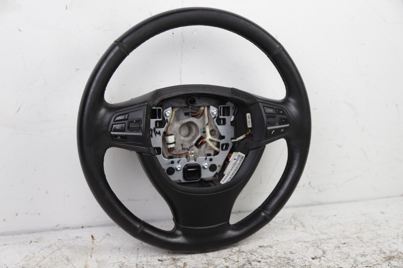 BMW F10 F12 F01 NON-SPORT Steering Wheel NO HEATED Black W/O Shifters OEM