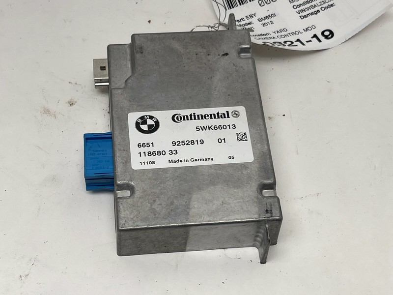 2012 BMW 650I FRONT LANE DEPARTURE VIEW CAMERA COMPUTER CONTROL MODULE UNIT OEM